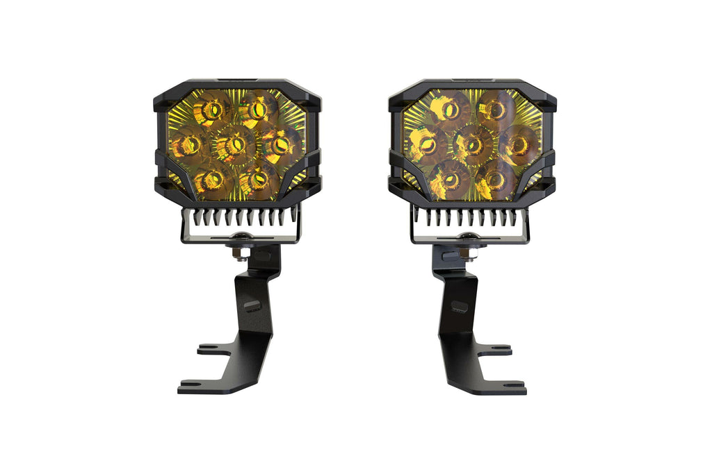 Morimoto LED Pod Light Kit HXB White Combo Beam Fits 2020+ Sierra HD