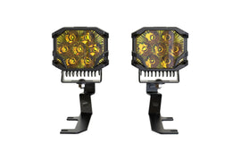 Morimoto LED Pod Light Kit NCS Yellow Spot Beam Fits 2020+ Sierra HD