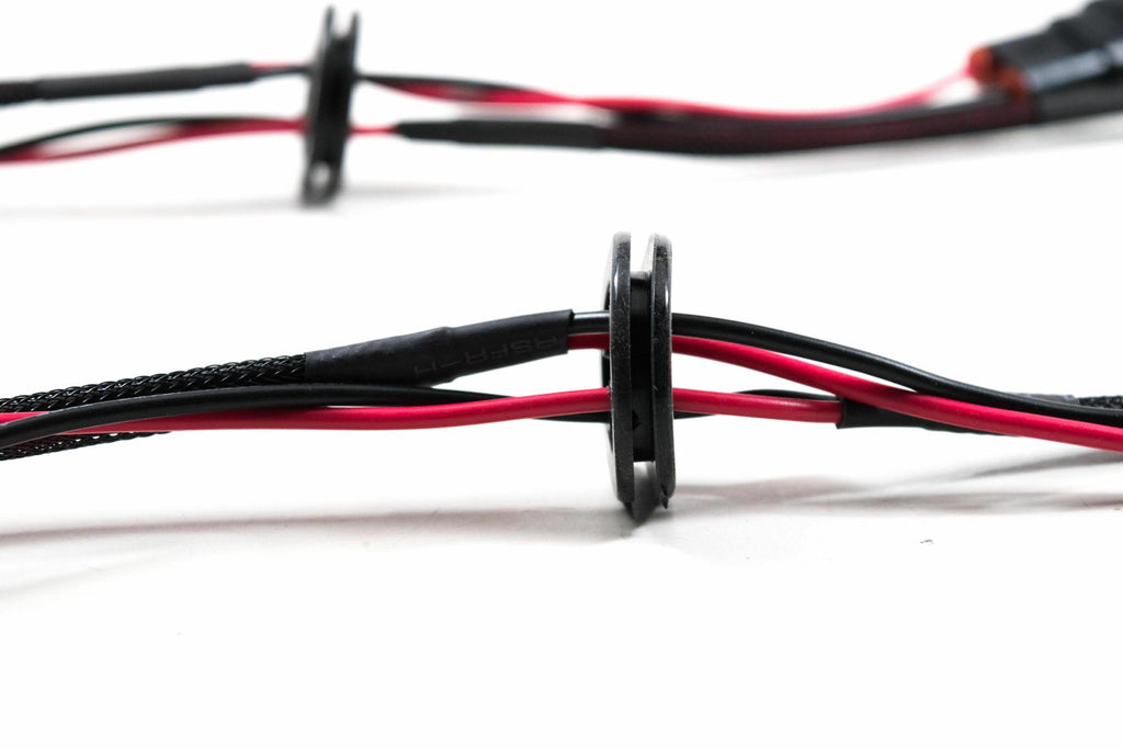 Morimoto GTR.A016 2x H11 Housing Pass-Through Cables w Grommet Wiring