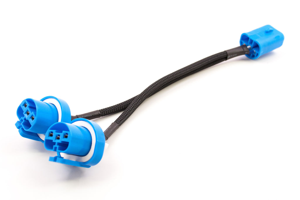 Morimoto H430 1x H7 Male to H7 Female and 9006 Female Splitter