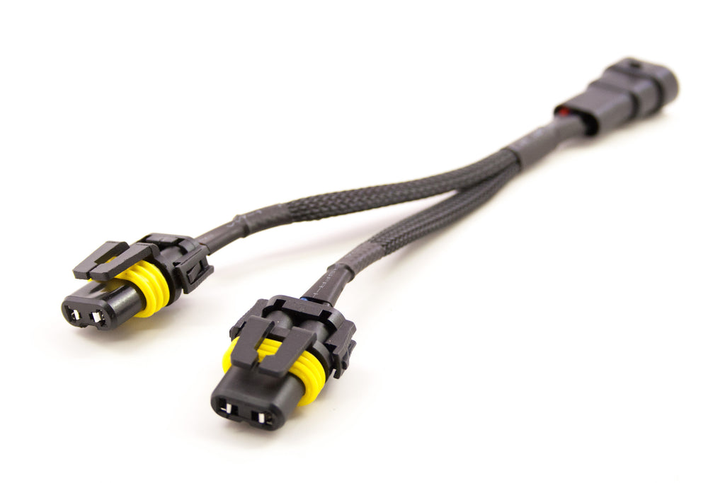 Morimoto H450 1x H11 Male to H11 Female and 9006 Female Splitter