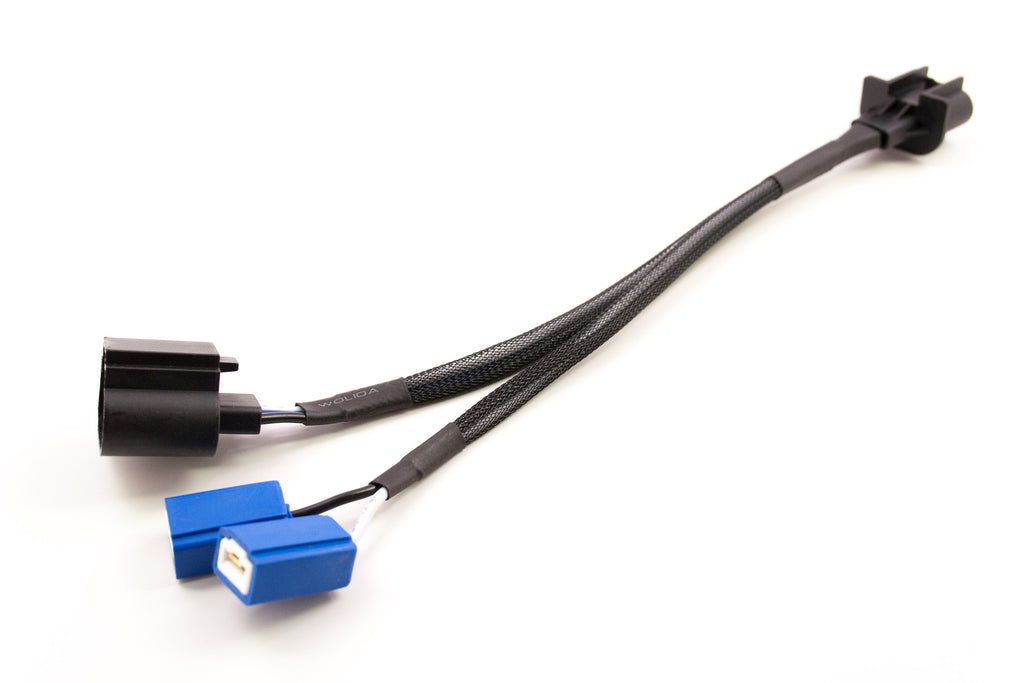 Morimoto H480 1x H13 Male to H13 Female and 9006 Female Splitter