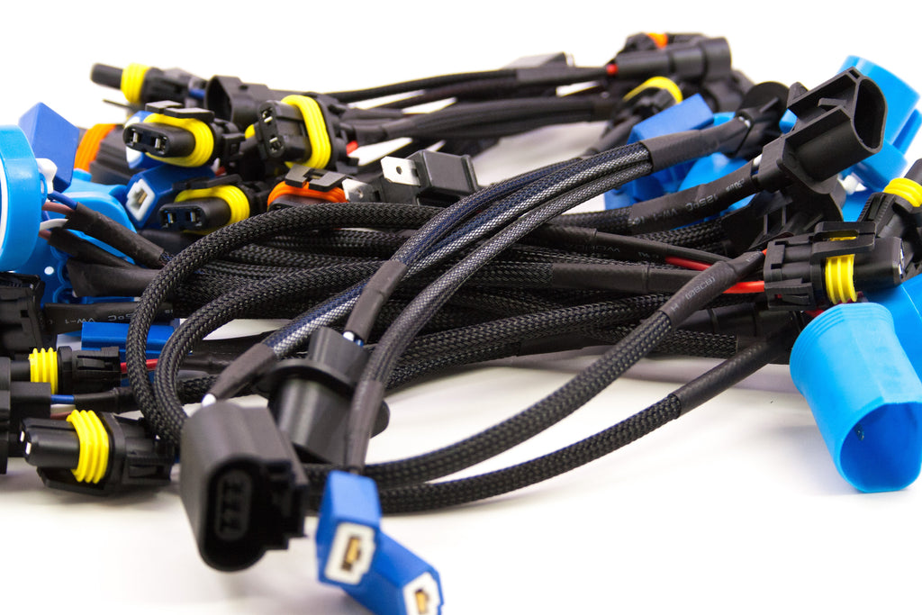 Morimoto H480 1x H13 Male to H13 Female and 9006 Female Splitter