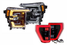 Load image into Gallery viewer, Morimoto Amber LED Headlights and Red LED Tail Lights Kit For 21-23 F-150