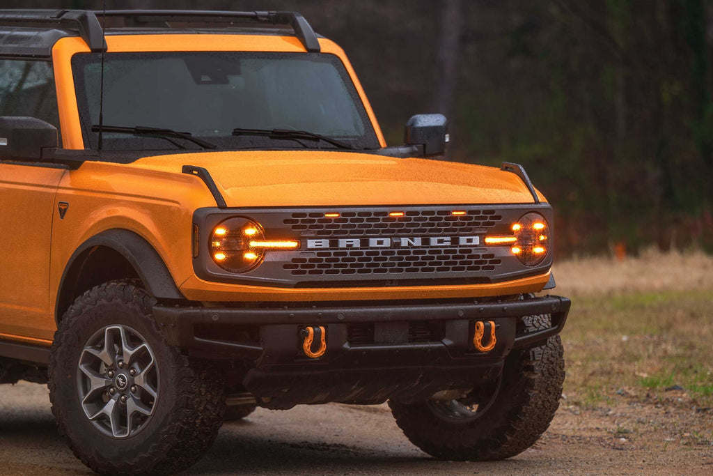 Morimoto Amber LED Headlights and Red LED Tail Lig For 21-26 Bronco (Bronco Base