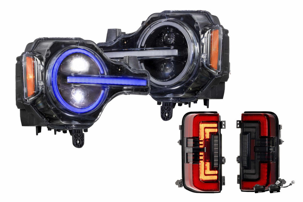 Morimoto LED Headlights and Red LED Tail Lights Ki For 21-26 Bronco (Bronco Base