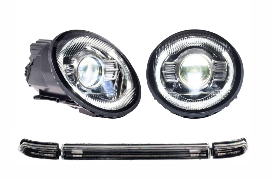 Morimoto White LED Headlights and Smoked LED Tail Lights Kit For 95-98 911