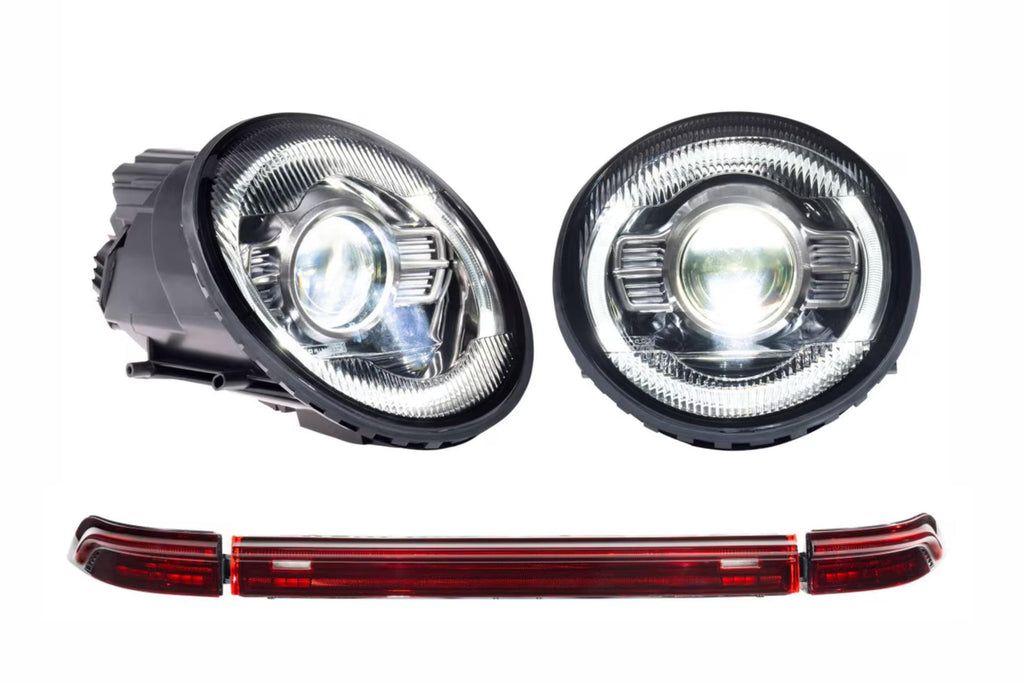 Morimoto White LED Headlights and Red LED Tail Lights Kit For 95-98 911