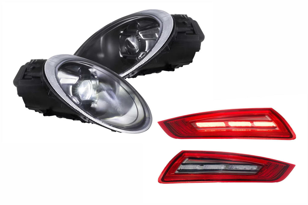 Morimoto LED Headlights and Red LED Tail Lights Kit For 05-08 911