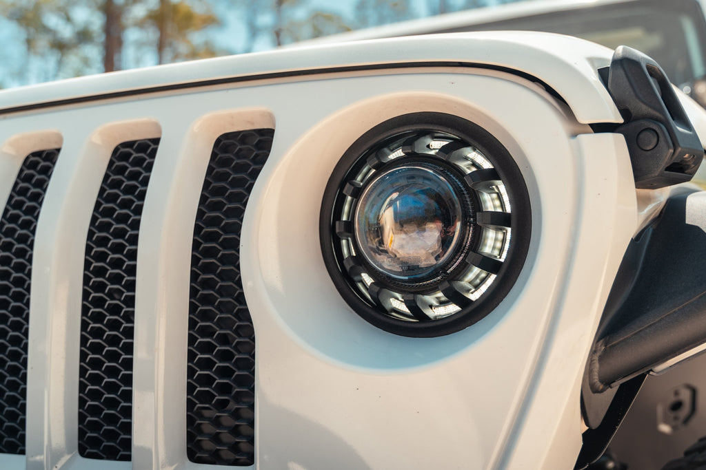 Morimoto LED Headlights and Red LED Tail Lights Kit For 18-26 JL Wrangler