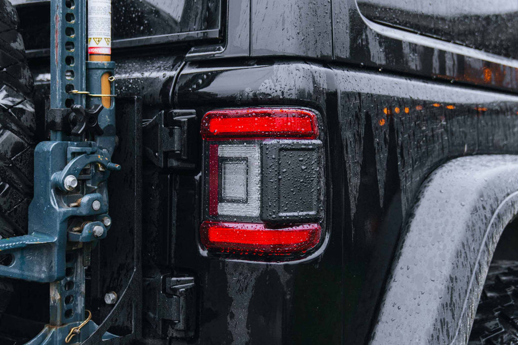 Morimoto LED Headlights and Red LED Tail Lights Kit For 18-26 JL Wrangler