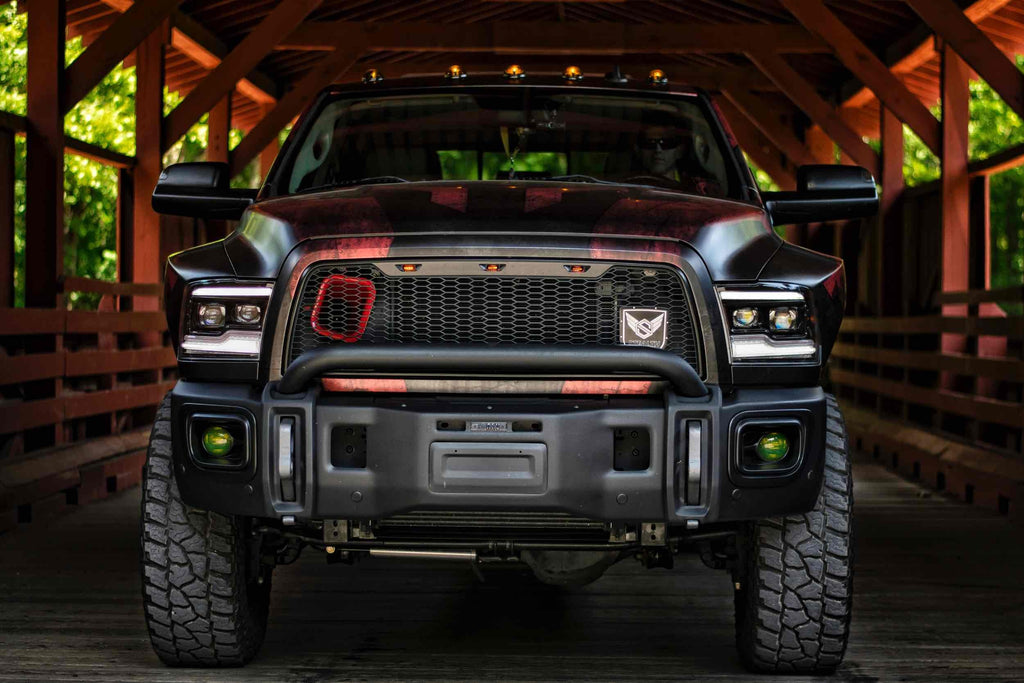 Morimoto White LED Headlights and Smoked LED Tail Lights K For 09-14 Ram 1500/Hd