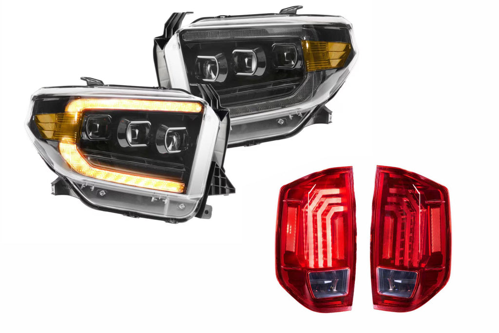Morimoto LED Headlights and Smoked LED Tail Lights Kit For 15-19 Sierra HD