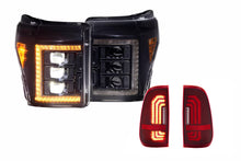 Load image into Gallery viewer, Morimoto Amber LED Headlights and Red LED Tail Lights Kit For 11-16 Super Duty