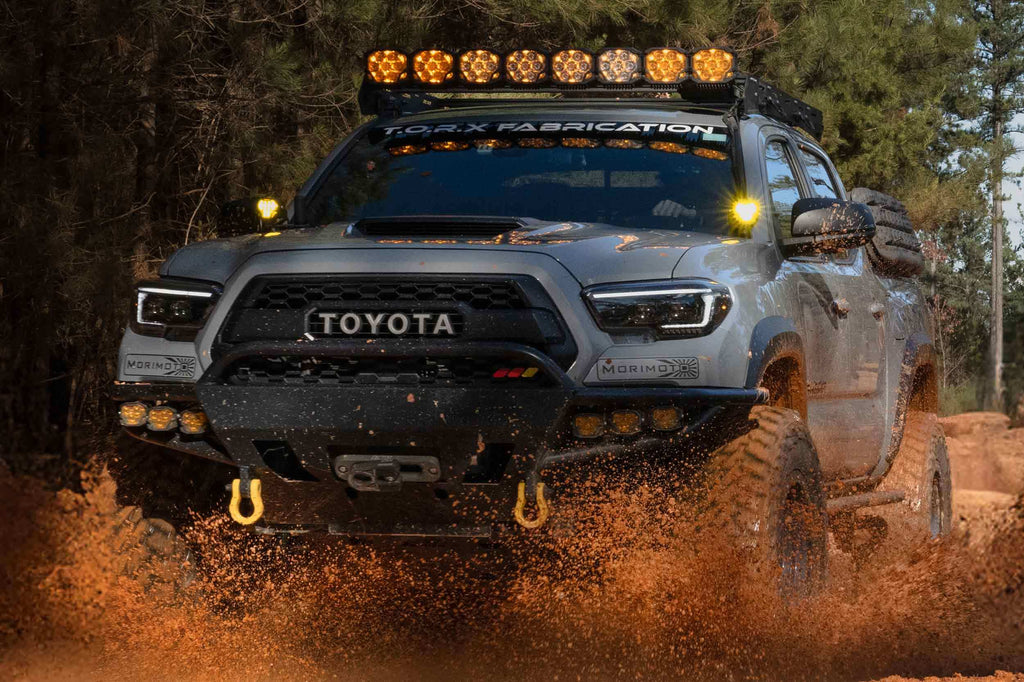 Morimoto Hybrid LED Headlights and Red LED Tail Lights Kit For 16-23 Tacoma (Sr