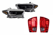 Load image into Gallery viewer, Morimoto Hybrid LED Headlights and Red LED Tail Lights Kit For 16-23 Tacoma (Sr
