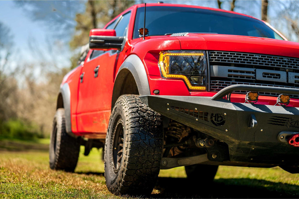Morimoto Amber LED Headlights and Red LED Tail Lights Kit For 09-14 F-150