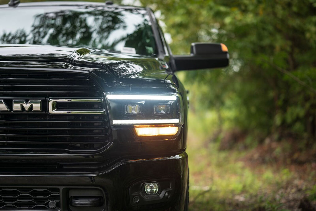 Morimoto Hybrid LED Headlights and Red LED Tail Lights Kit For 19-26 Ram HD