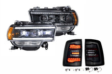 Load image into Gallery viewer, Morimoto Hybrid LED Headlights and Smoked LED Tail Lights Kit For 19-26 Ram HD