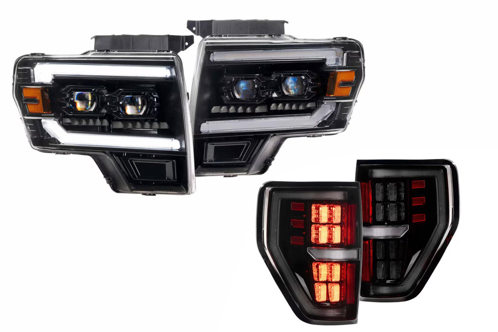 Morimoto Hybrid LED Headlights and Smoked LED T For 09-14 F-150 (All Trim Levels