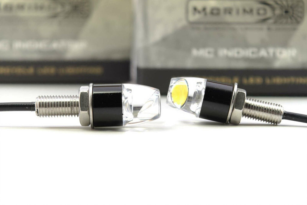 Morimoto LED1210 Assembly: 1x Morimoto Pindicator Switchback Indicators