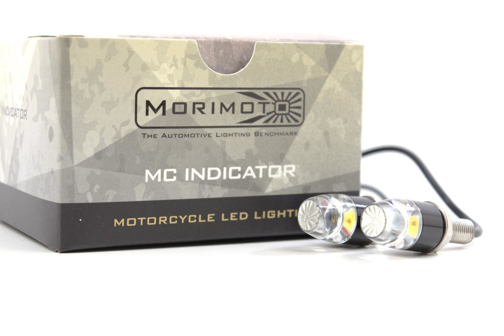 Morimoto LED1210 Assembly: 1x Morimoto Pindicator Switchback Indicators