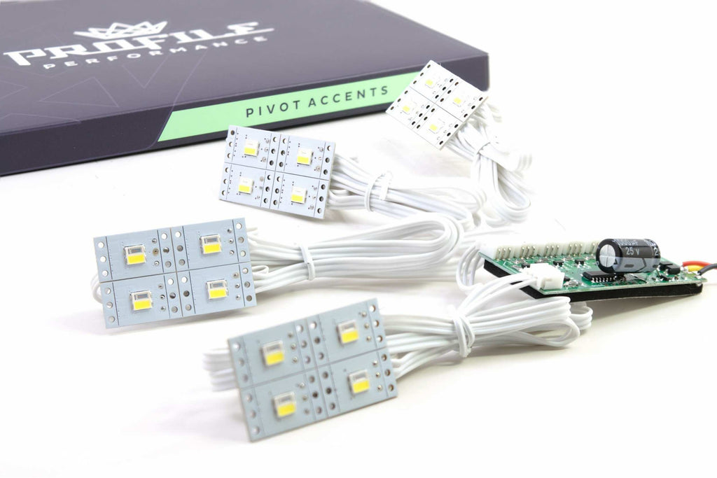 Morimoto LED163-12 2x Profile Pivot SS Controllers