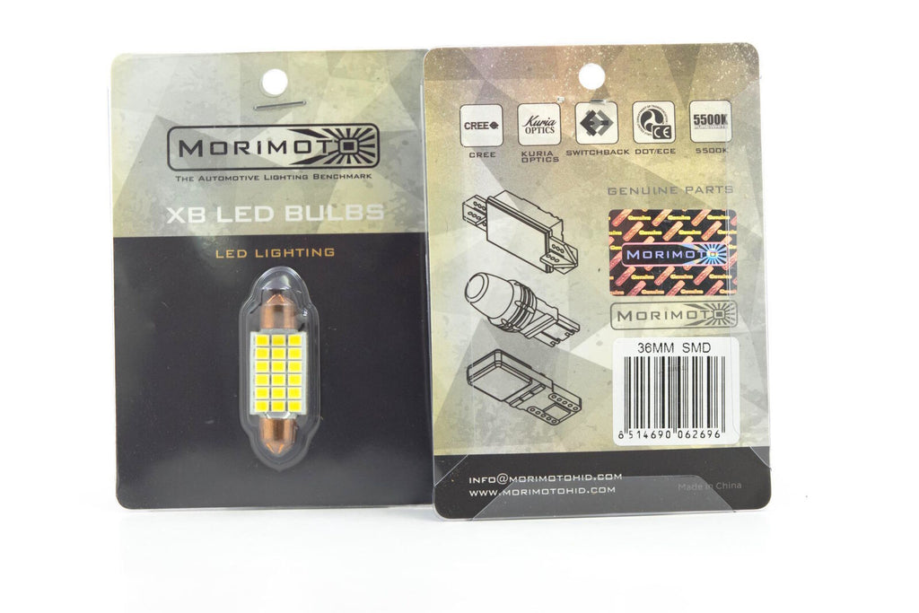 Morimoto LED580 2x 31mm Festoon XB LED 2.0 LED Bulbs