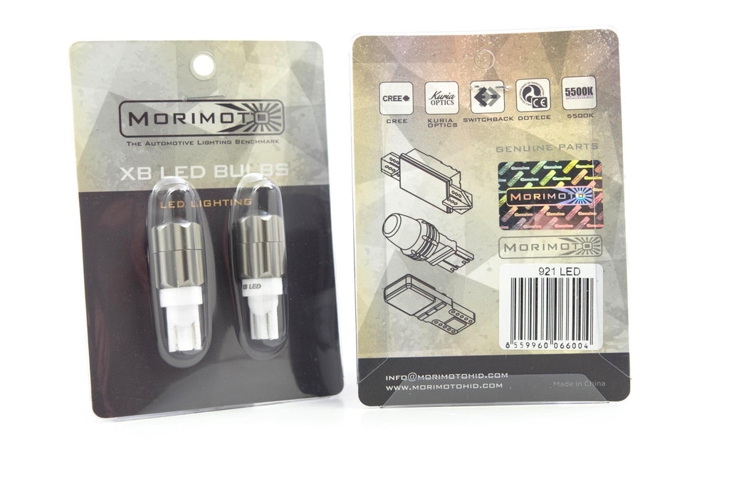 Morimoto LED640-2PK 921/T15 White / XB LED Bulb Pair