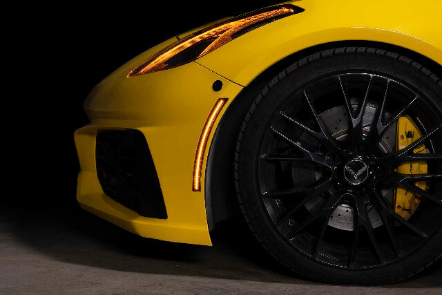 Morimoto LF0365 LED Side Marker Lights Front Amber For 2014-2019 Corvette C7