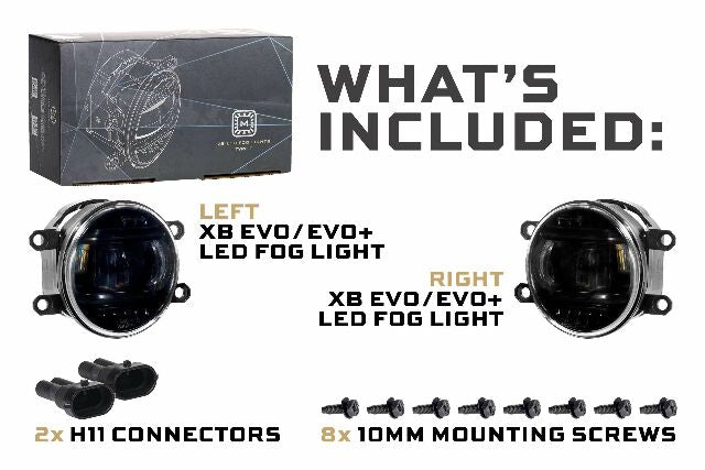 Morimoto LF093 2x Type T XB Evo+ Fog Lights For 10-24 Toyota 4Runner