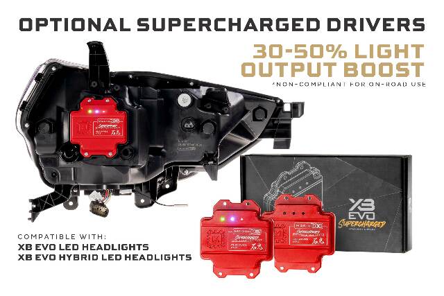 Morimoto LF2-531 2x XB Evo Headlights For 14-24 Toyota 4Runner