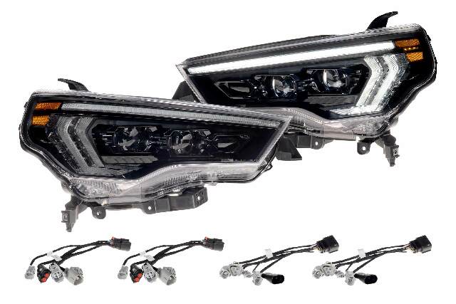 Morimoto LF2-531Y 2x XB Evo Hybrid Headlights For 14-24 Toyota 4Runner