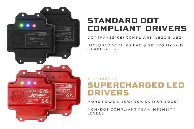Morimoto LF2-DRVSC9 2x Supercharged LED Drivers