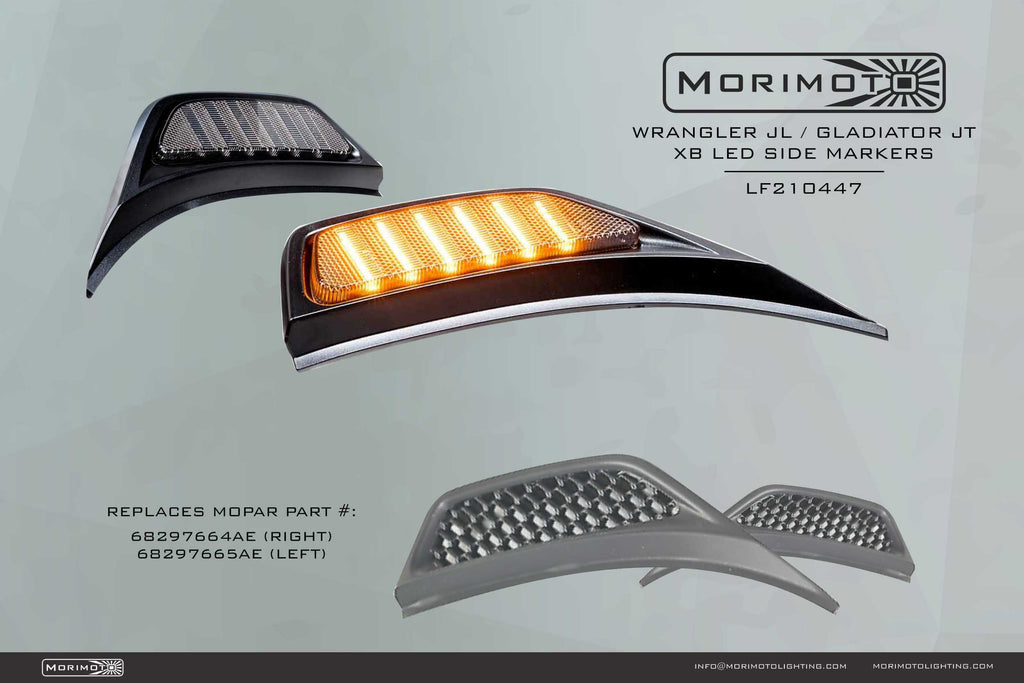 Morimoto LF210447 XB LED Side Marker Lights Pair