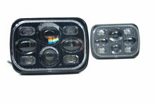 Load image into Gallery viewer, Morimoto LF268 5x7" Rectangular Black Projector Bi-LED Headlight w DRL