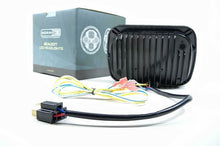 Load image into Gallery viewer, Morimoto LF268 5x7" Rectangular Black Projector Bi-LED Headlight w DRL