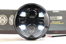 Load image into Gallery viewer, Morimoto LF271 Sealed 7&quot; Round Black Projector LED Headlight