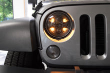 Load image into Gallery viewer, Morimoto LF271 Sealed 7&quot; Round Black Projector LED Headlight