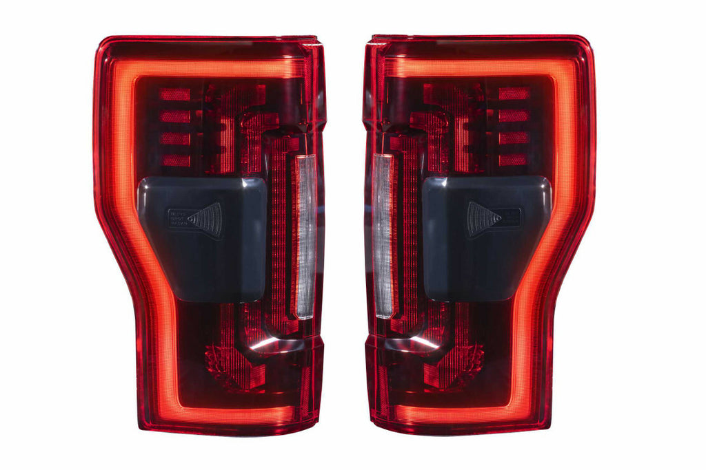 Morimoto LF351 XB LED Red Tail Lights For 2017-2022 F250 F350 Super Duty