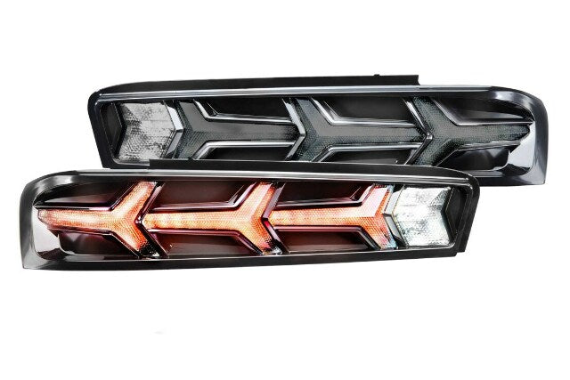Morimoto LF401 XB LED Lambo Style Smoked Tail Lights For 2016-2018 Camaro