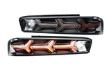 Morimoto LF401 XB LED Lambo Style Tail Lights Smoked For 2016-2018 Camaro