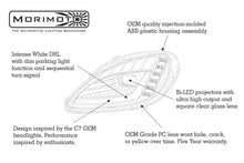 Load image into Gallery viewer, Morimoto LF460.2 G2 Black/Smoked Projector LED Headlights For 2005-2013 Corvette