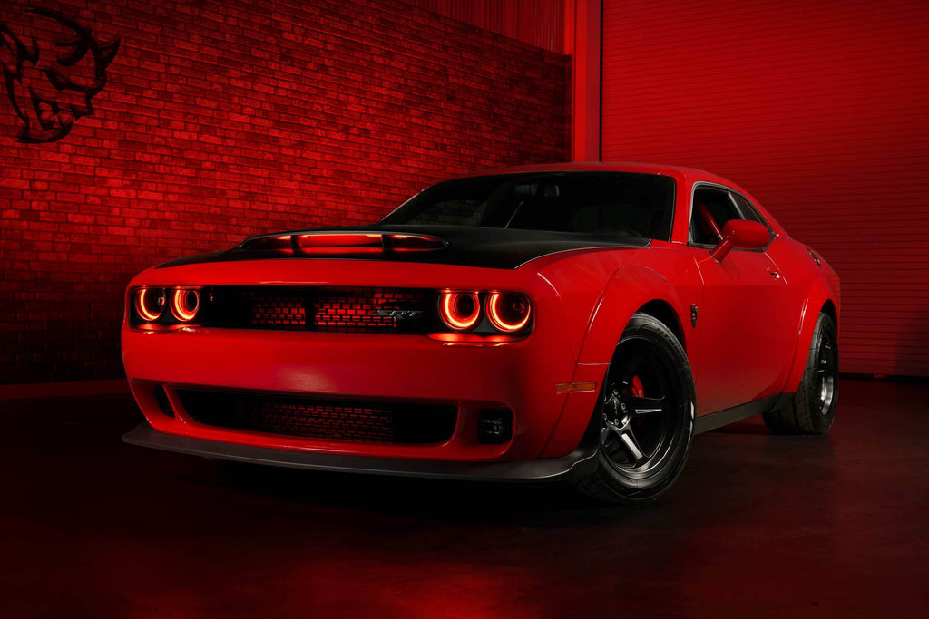 Morimoto XRGB LED Headlights RGB S For 15-23 <P> Challenger (All Trim Levels R/T