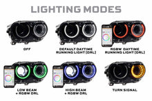 Load image into Gallery viewer, Morimoto XRGB LED Headlights RGB S For 15-23 <P> Challenger (All Trim Levels R/T