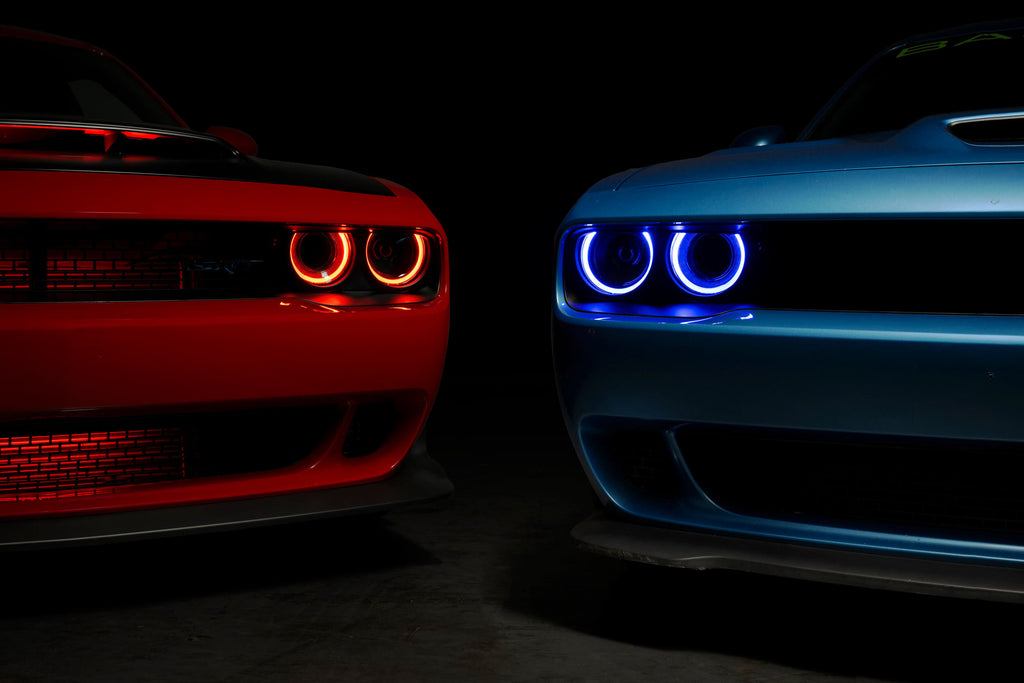 Morimoto XRGB LED Headlights RGB S For 15-23 <P> Challenger (All Trim Levels R/T