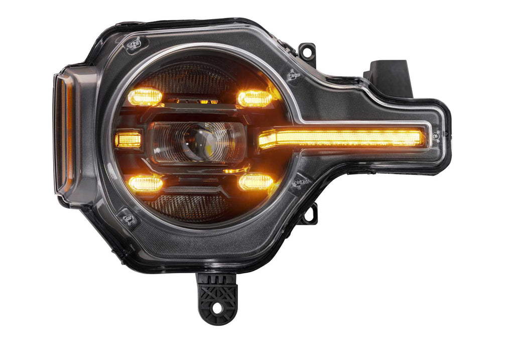 Morimoto LF497-A XB LED Headlights With Amber DRL For 2021-2024 Ford Bronco