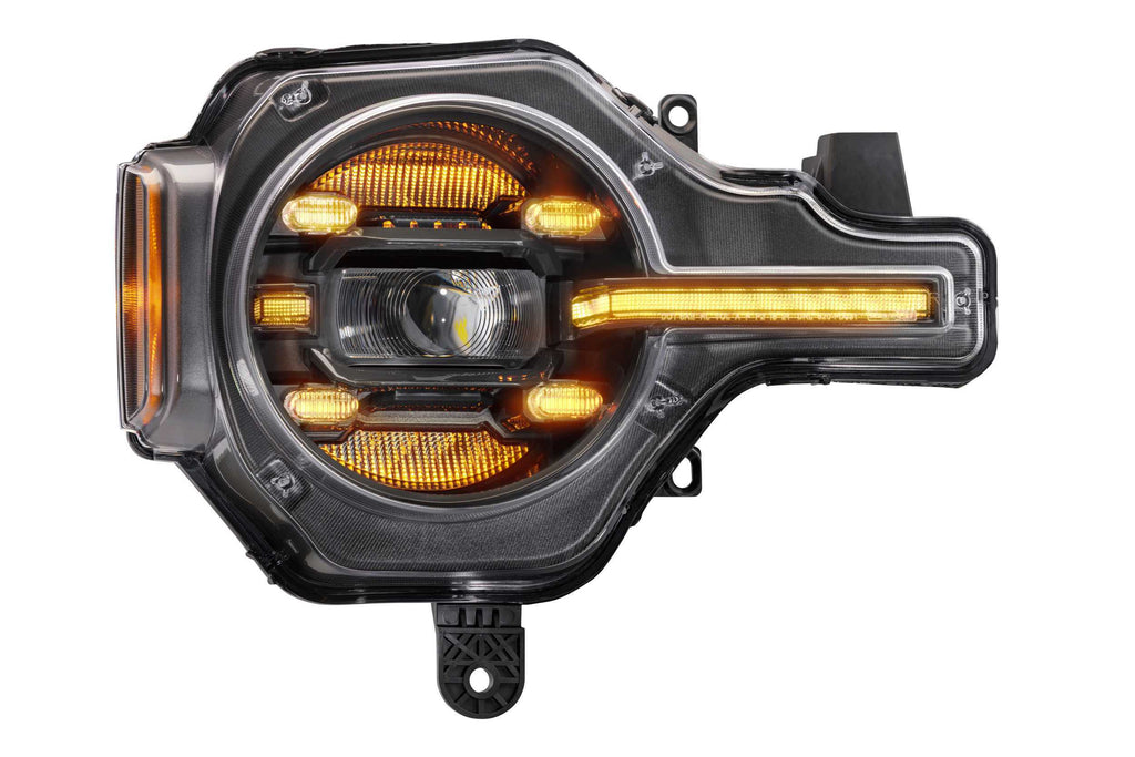 Morimoto LF497-A XB LED Headlights With Amber DRL For 2021-2024 Ford Bronco