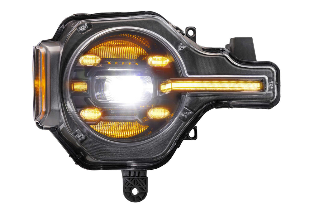 Morimoto LF497-A XB LED Headlights With Amber DRL For 2021-2024 Ford Bronco