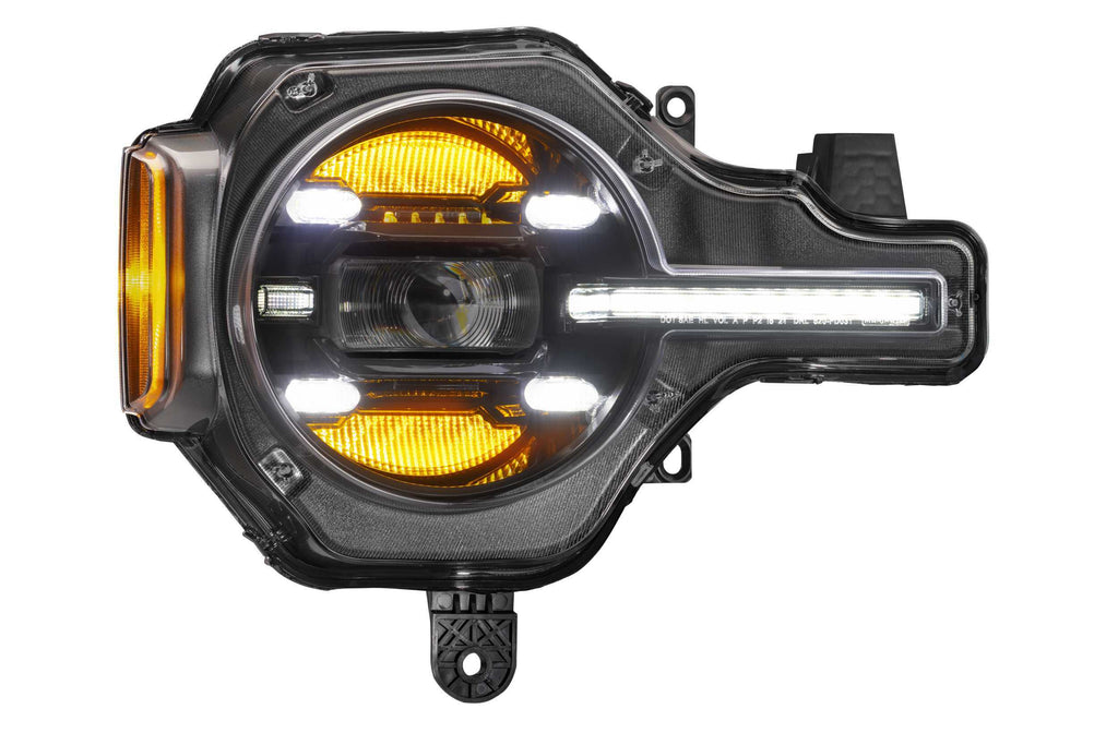 Morimoto LF497 XB LED Headlights White DRL For 2021-2024 Ford Bronco